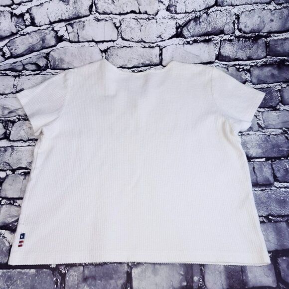 Disney creamy white embroidered Winnie the Pooh stars short sleeve top - Picture 3 of 5